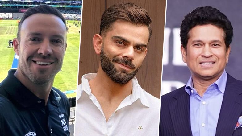AB de Villiers 'Reveals' Why He Picked Virat Kohli Over Sachin Tendulkar As Better Test Batsman